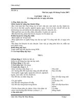 Giáo án tổng hợp lớp 2