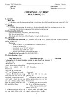 GIÁO ÁN VẬT LÝ LỚP 6 CHUẨN 3 CỘT