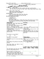 GIÁO ÁN HÌNH HỌC LỚP 6 CẢ NĂM 3 CỘT