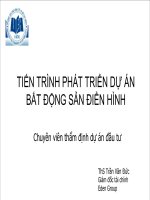 bài giảng bất động sản tiến trình phát triển dự án bất động sản điển hình