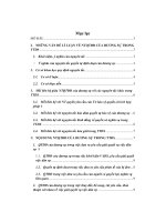Tiểu luận Nguyên tắc quyền tự định đoạt của đương sự trong tố tụng dân sự và kiến nghị nhằm đảm bảo thực hiện quyền tự định đoạt của đương sự