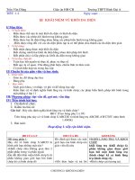 GIÁO ÁN TOÁN HÌNH HỌC LỚP 12 CƠ BẢN