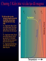 bài giảng thạch luận các đá magma chương 3 kiến trúc và cấu tạo đá magma