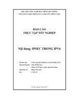 Đề tài IPSEC TRONG IPV6   luận văn, đồ án, đề tài tốt nghiệp