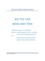 Bài tập lớn mạng máy tính   luận văn, đồ án, đề tài tốt nghiệp