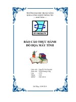 Báo cáo thực hành đồ họa máy tính   luận văn, đồ án, đề tài tốt nghiệp