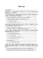 Những giải pháp nhằm nâng cao hiệu quả hoạt động kinh doanh Chi nhánh vận tải hàng hóa đường sắt Sài Gòn