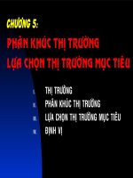 slide bài giảng marketing chương  5 phân khúc thị trường lựa chọn thị trường mục tiêu