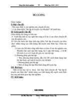 Sáng kiến kinh nghiệm dạy học sinh giỏi phần bài tập di truyền của menden