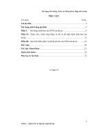 Báo cáo xây dựng tình huống về đánh giá tác động môi trường