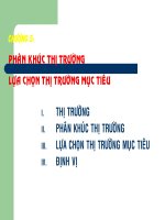 slide bài giảng marketing căn bản chương 5  phân khúc thị trường lựa chọn thị trường mục tiêu