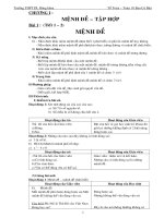 GIÁO ÁN ĐẠI SỐ LỚP 10