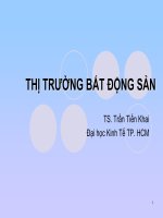 bài giảng bất động sản thị trường bất động sản