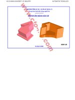 Tài liệu nghiên cứu bộ khuôn máng chế tạo sàn xe