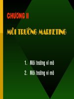 slide bài giảng marketing chương 2 môi trường marketing