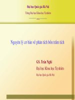 bài giảng bồn trầm tích chương 1  nguyên lý cơ bản về phân tích bồn trầm tích