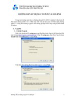 hướng dẫn sử dụng cygwind và eclipse