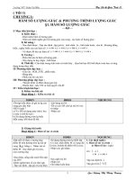 GIÁO ÁN ĐẠI SỐ LỚP 11