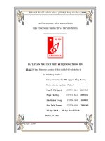 Bài tập lớn phân tích thiết kế website bán và giới thiệu băng đĩa nhạc