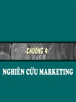 slide bài giảng marketing căn bản chương 4 nghiên cứu marketing