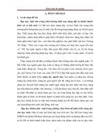 luận văn hay đại học sư phạm ngành văn học Dạy học Ngữ văn trong nhà trường hiện nay đang đặt ra nhiều thách thức và cơ hội mới