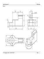 Bài tập autocad phần 3d