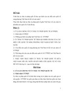 Đề tài tư pháp quốc tế ủy thác tư pháp quốc tế