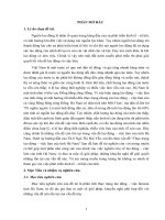 luận văn tốt nghiệp đề tài nghiên cứu Thực trạng lao động – việc làm của tỉnh Hà Nam