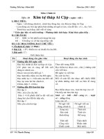 GIÁO ÁN CHÍNH TẢ HỌC KÌ 2 LỚP 4