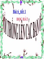 bài giảng âm nhạc 8 bài 6 học hát nổi trống lên các bạn ơi