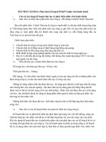 BÀI THỰC HÀNH 6 Phác thảo kế hoạch ĐTPT nhân viên hành chính