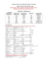 Ôn tập thi công chức năm 2015 môn tiếng anh