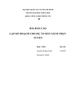 Xây dựng website bán sách trên mạng