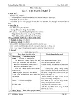 GIÁO ÁN KHOA HỌC HỌC KÌ 1 LỚP 4