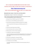 MỘT số bài tập ĐỊNH DẠNG tài KHOẢN kế TOÁN