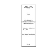 Xây dựng hệ thống bài tập phát triển kĩ năng nói cho sinh viên sư phạm ở học phần tiếng việt thực hành (tt)