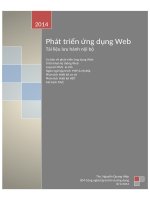 Bài giảng phân tích ứng dụng web