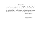 ứng dụng phương pháp hồi quy bayes vào việc dự báo thời tiết