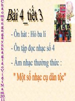 bài giảng âm nhạc 8 bài 4 antt một số nhạc cụ dân tộc