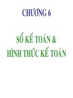 bài giảng nlkt sổ kế toán và hình thức kế toán
