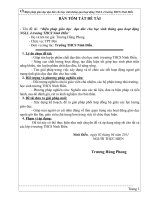 SKKN Biện pháp giáo dục đạo đức cho học sinh thông qua hoạt động giáo dục ngoài giờ lên lớp ở trường THCS Ninh Điền