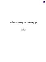 Điều hòa không khí và thông gió