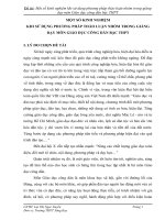 SKKN một số kinh nghiệm khi sử dụng phương pháp thảo luận nhóm trong giảng dạy môn giáo dục công dân bậc THPT