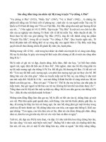 Sức sống tiềm tàng của nhân vật mị trong truyện “vợ chồng a phủ”