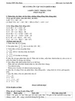 ĐỀ CƯƠNG ôn tập TOÁN KHỐI 8 học kỳ 1 và một số đề thi tham khảo