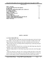 SKKN: Xây dựng bộ câu hỏi trắc nghiệm trong môn Công nghệ lớp 11 THPT