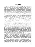 Đề tài số 4 quản trị chiến lược: Phân tích môi trường bên trong và chiến lược công ty của Viettel