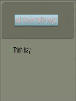 Kế toán trong đơn vị Hành chính sự nghiệp  Kế toán tiền mặt