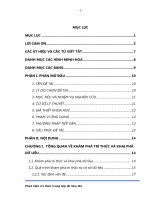 Luận án tốt nghiệp   phát hiện tri thức trong tập dữ liệu lớn