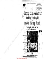 Trọng tâm kiến thức và phương pháp giải môn tiếng anh